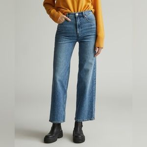 Everlane Way-high wide leg “Sailor” jeans size 27 ankle